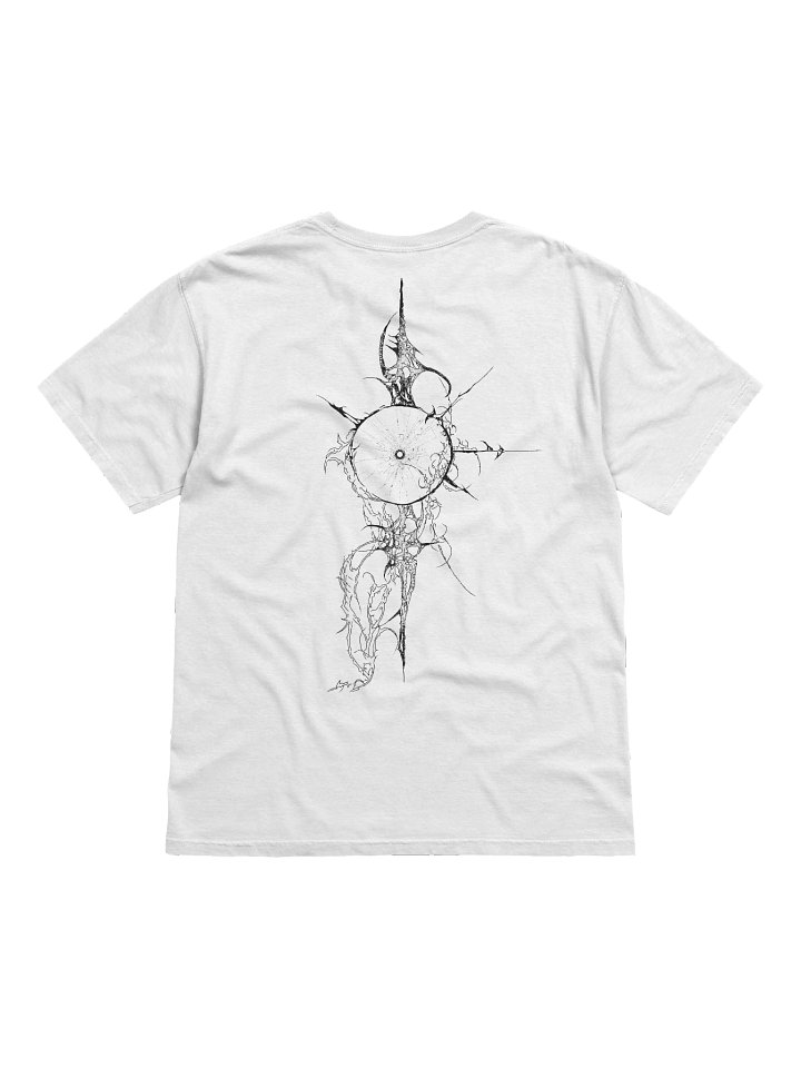 dark sigil white T product image (2)