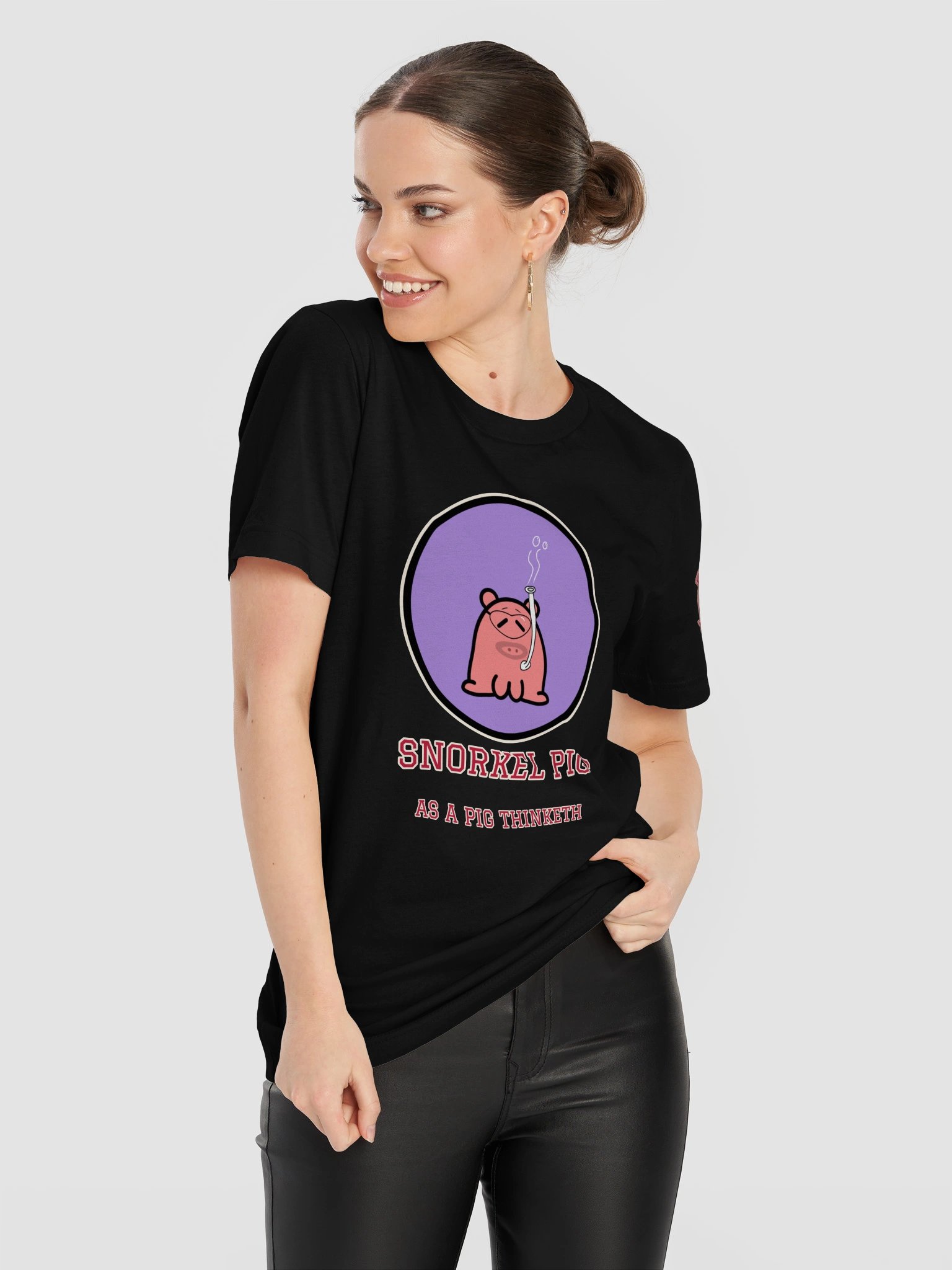Snorkel Pig Tee | As a Pig Thinketh product image (11)