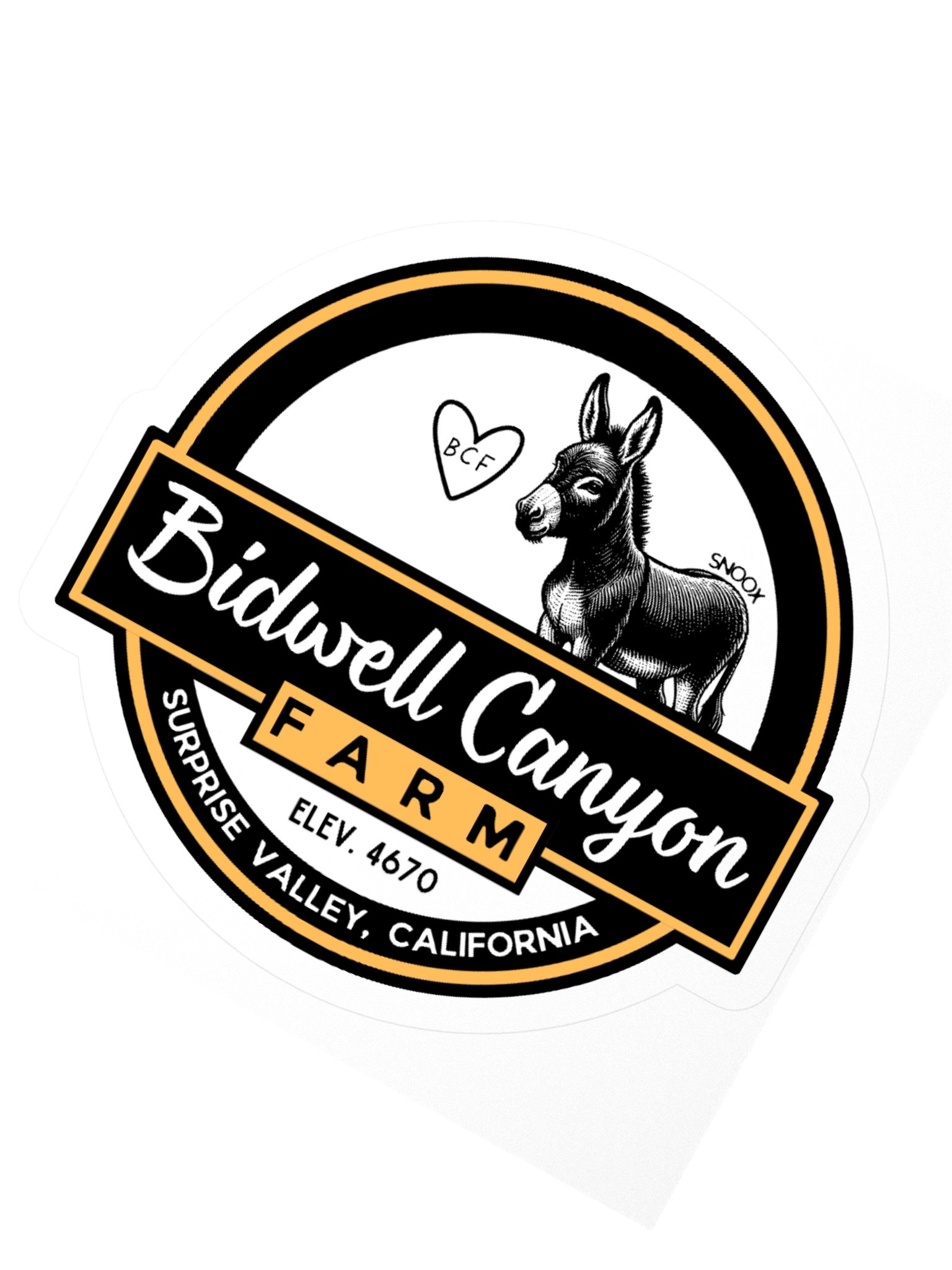 BCF Donkey Lovers Sticker product image (2)