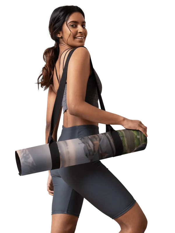 Mount Fuji Printed Yoga Mat | Non-Slip Microsuede Fitness Mat product image (4)