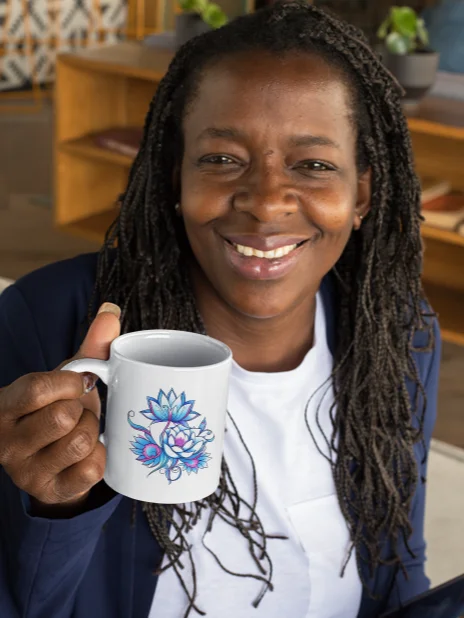 Blue Lotus Bloom - Mug product image (19)