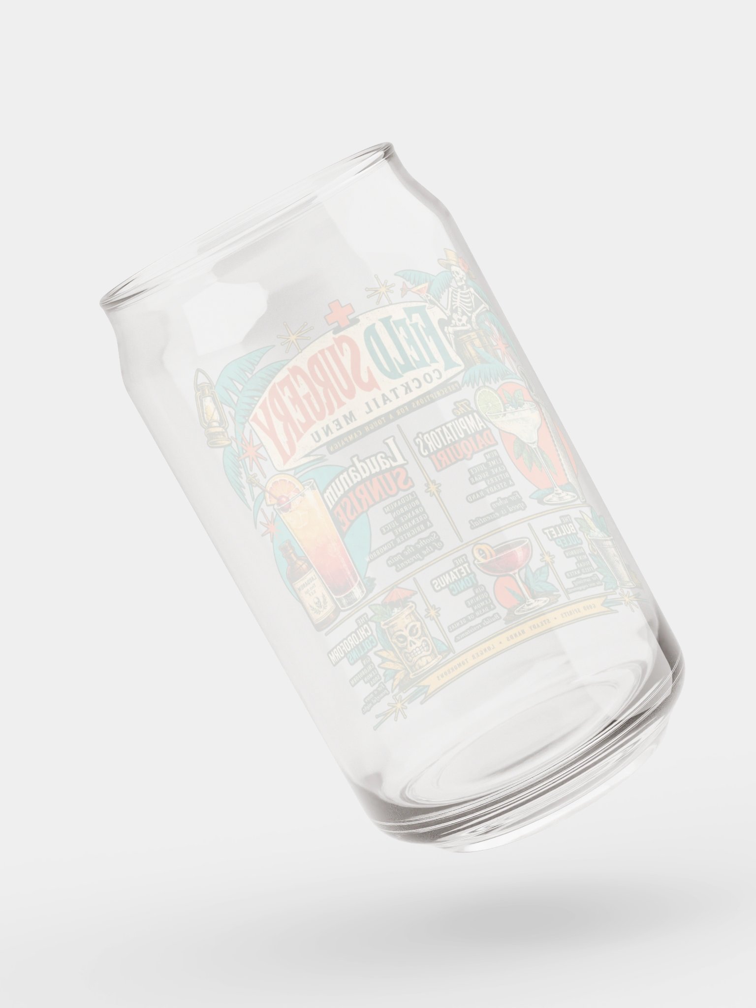 Prescriptions for a Tough Campaign: Field Surgery Cocktail Glass product image (9)