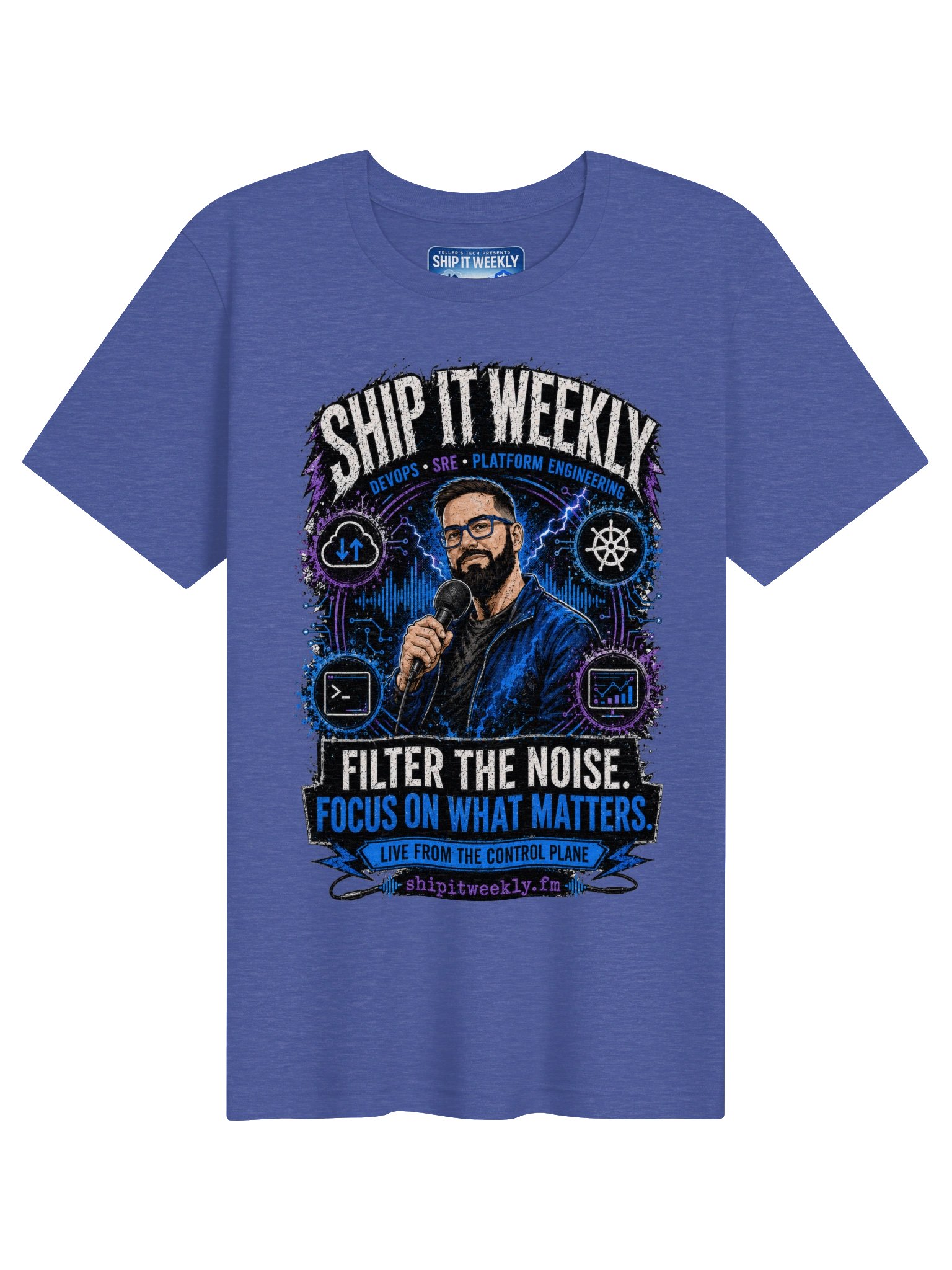 Ship It Weekly: Filter the Noise | Ship It Weekly DevOps Tee product image (1)