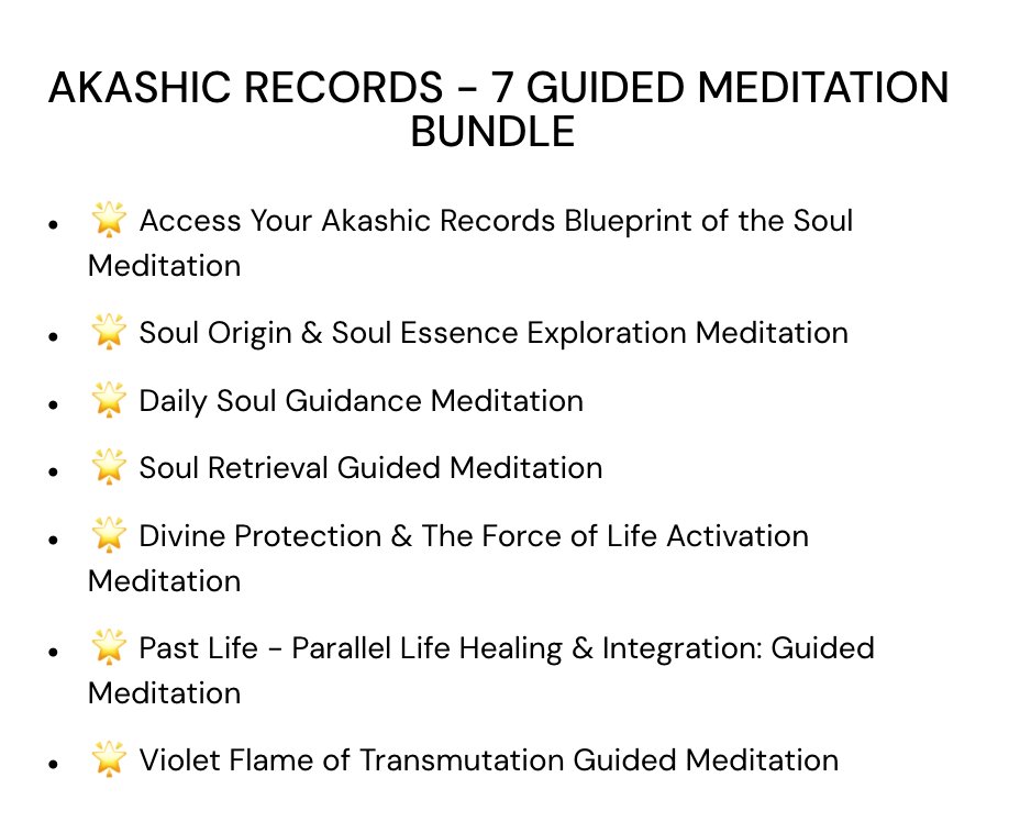 Akashic Records Guided Meditations product image (2)
