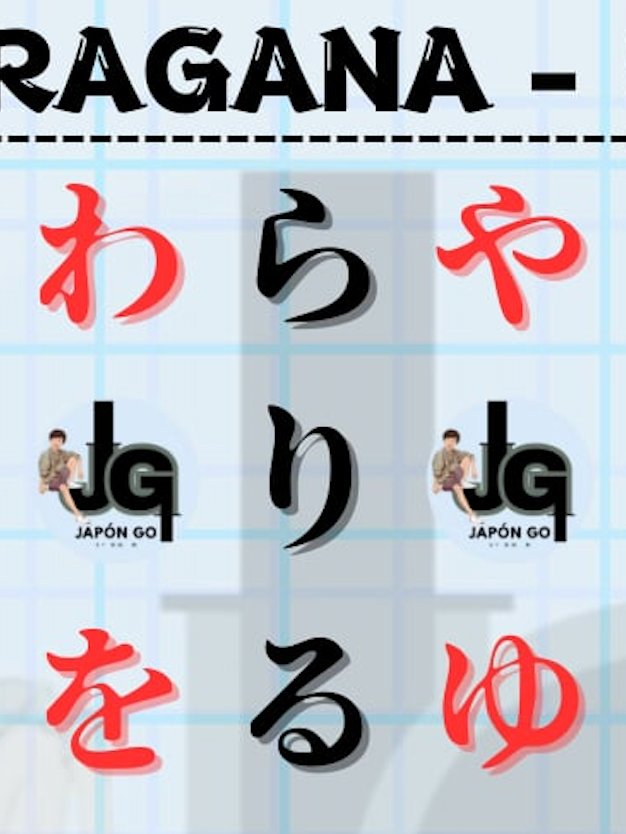 HIRAGANA COMPLETO🇯🇵 (BLANCO) ⭐️Japón Go Oficial⭐️ Imagen de Escritorio Para Laptop product image (1)