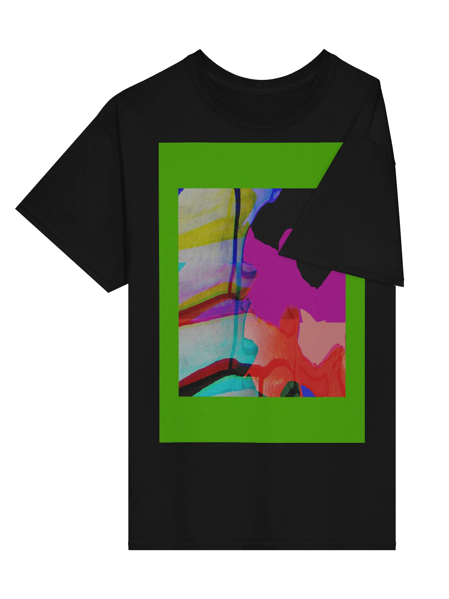 Vibrant Abstract Fusion T-Shirt product image (3)
