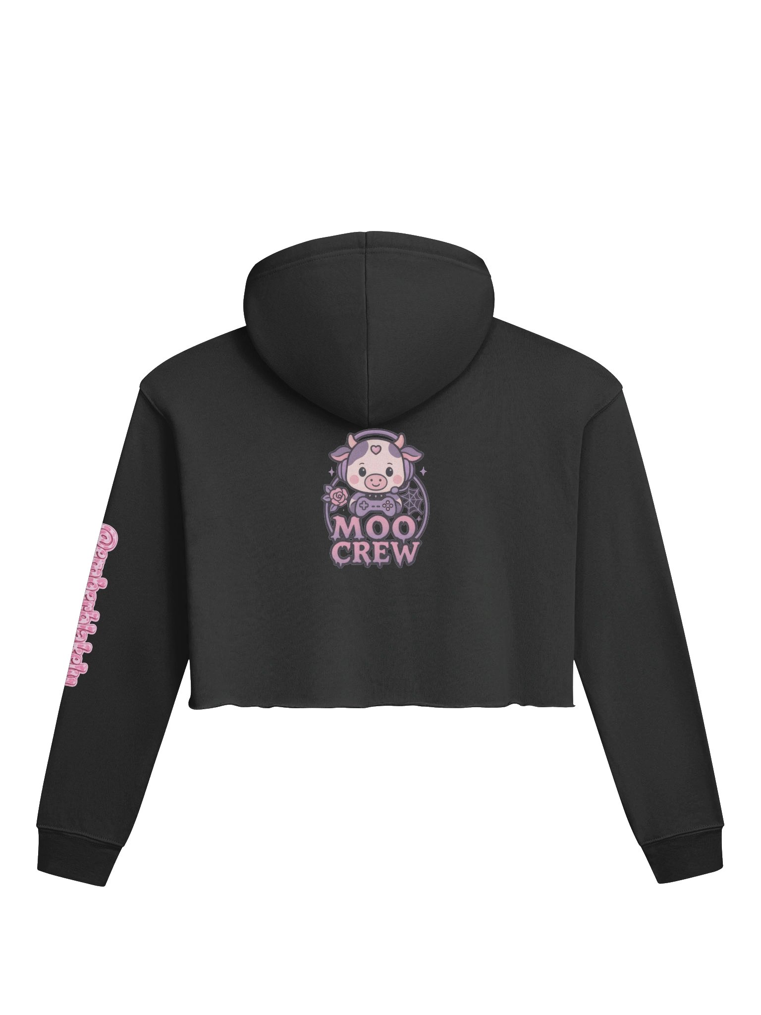 Moo Crew Crop Hoodie product image (2)