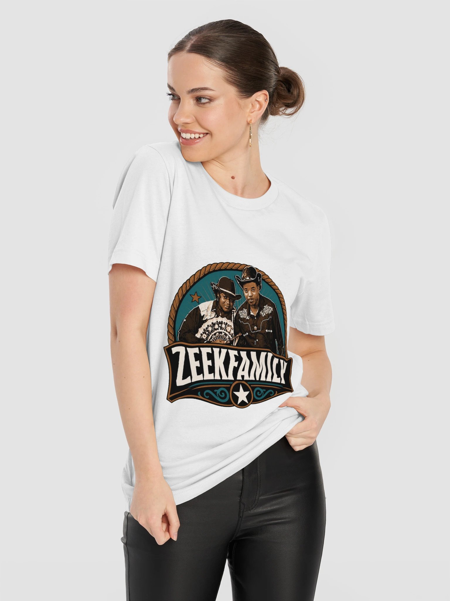 ZeekFamily Front and Back T-Shirt product image (41)