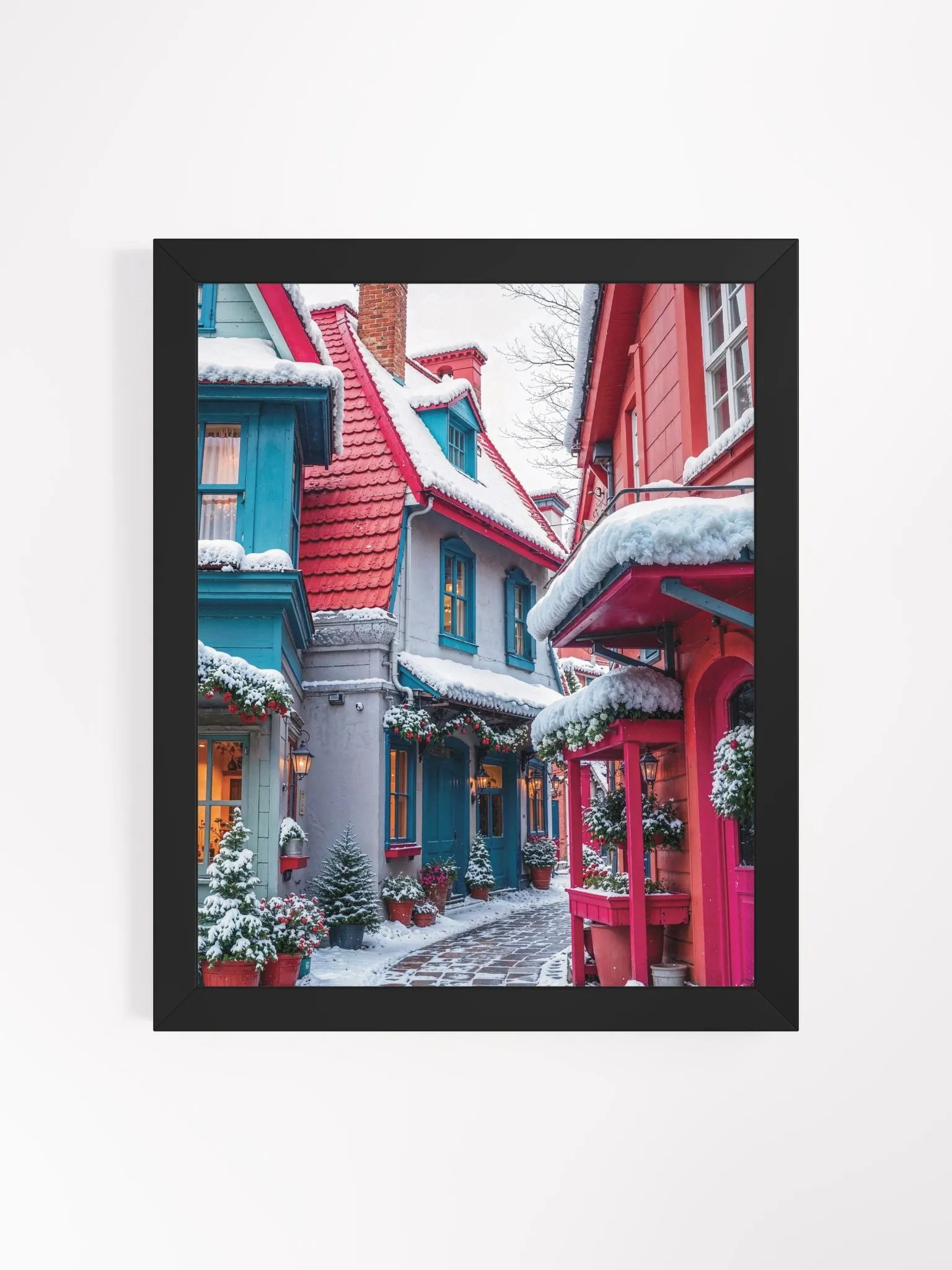 Winter Street Framed Print product image (24)