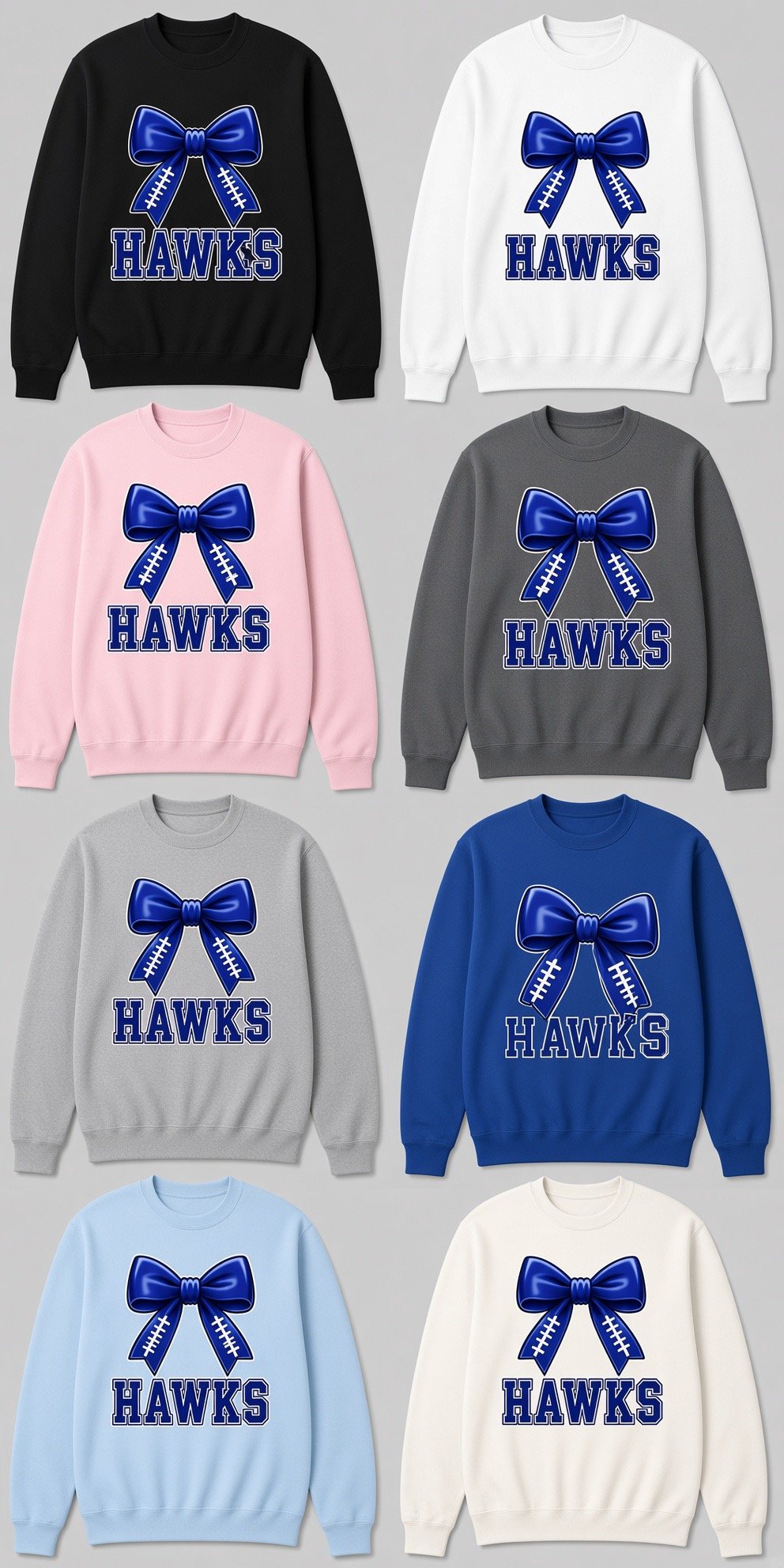 Football Bow Sweatshirt product image (3)