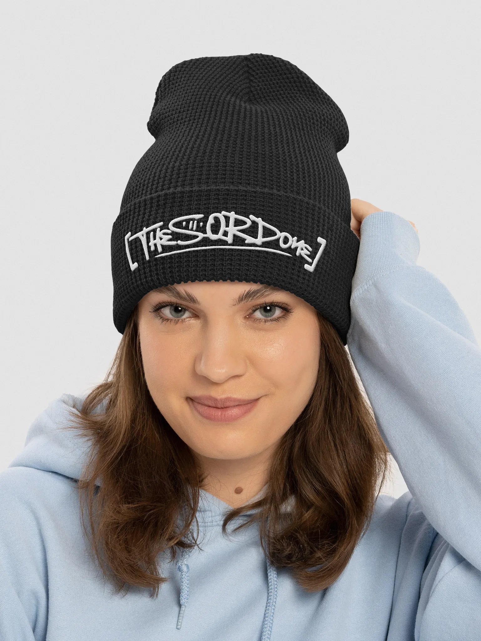 Graffiti Logo Waffle Beanie product image (5)