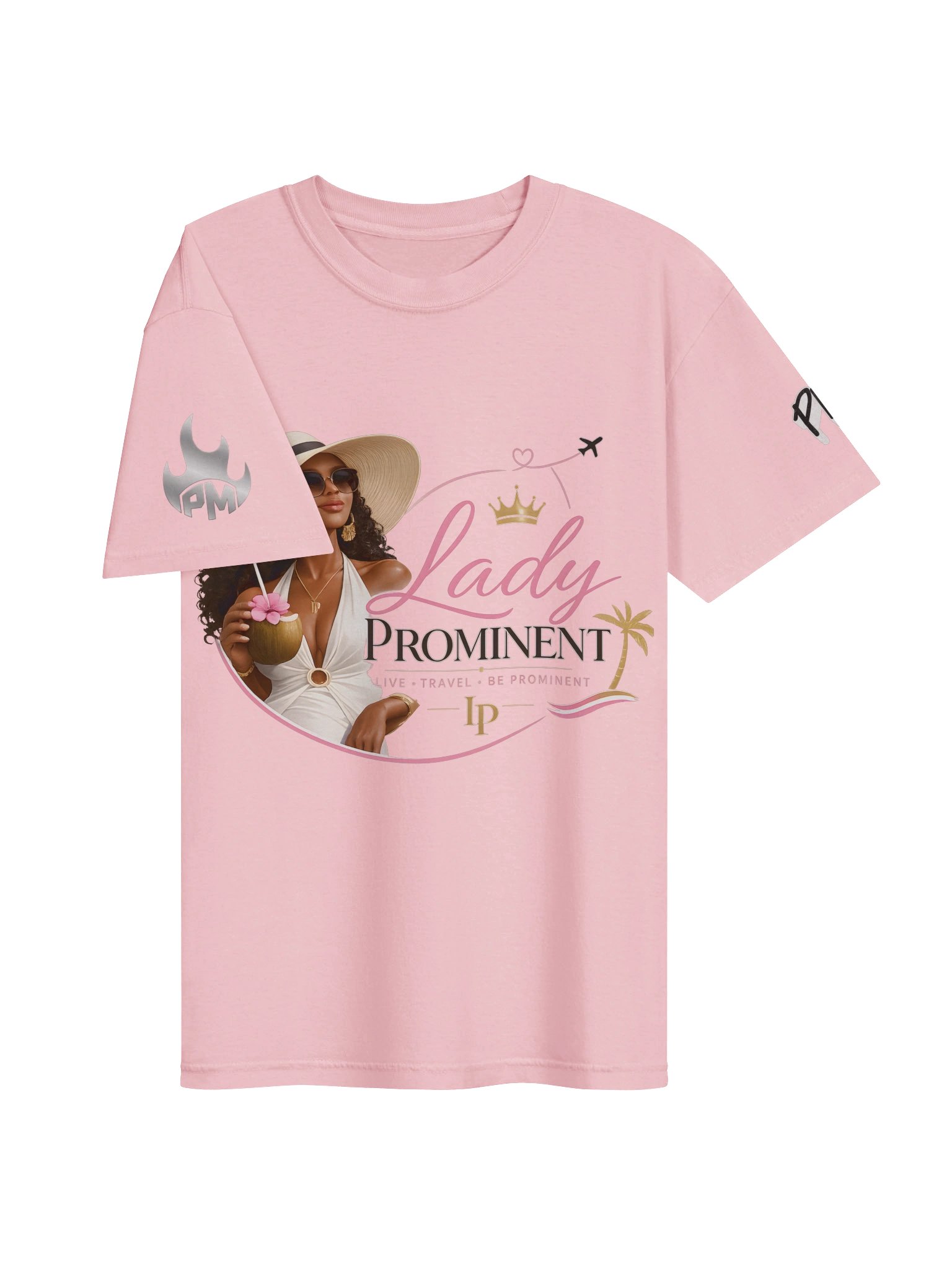 Lady Prominent Travel Logo Tee product image (13)