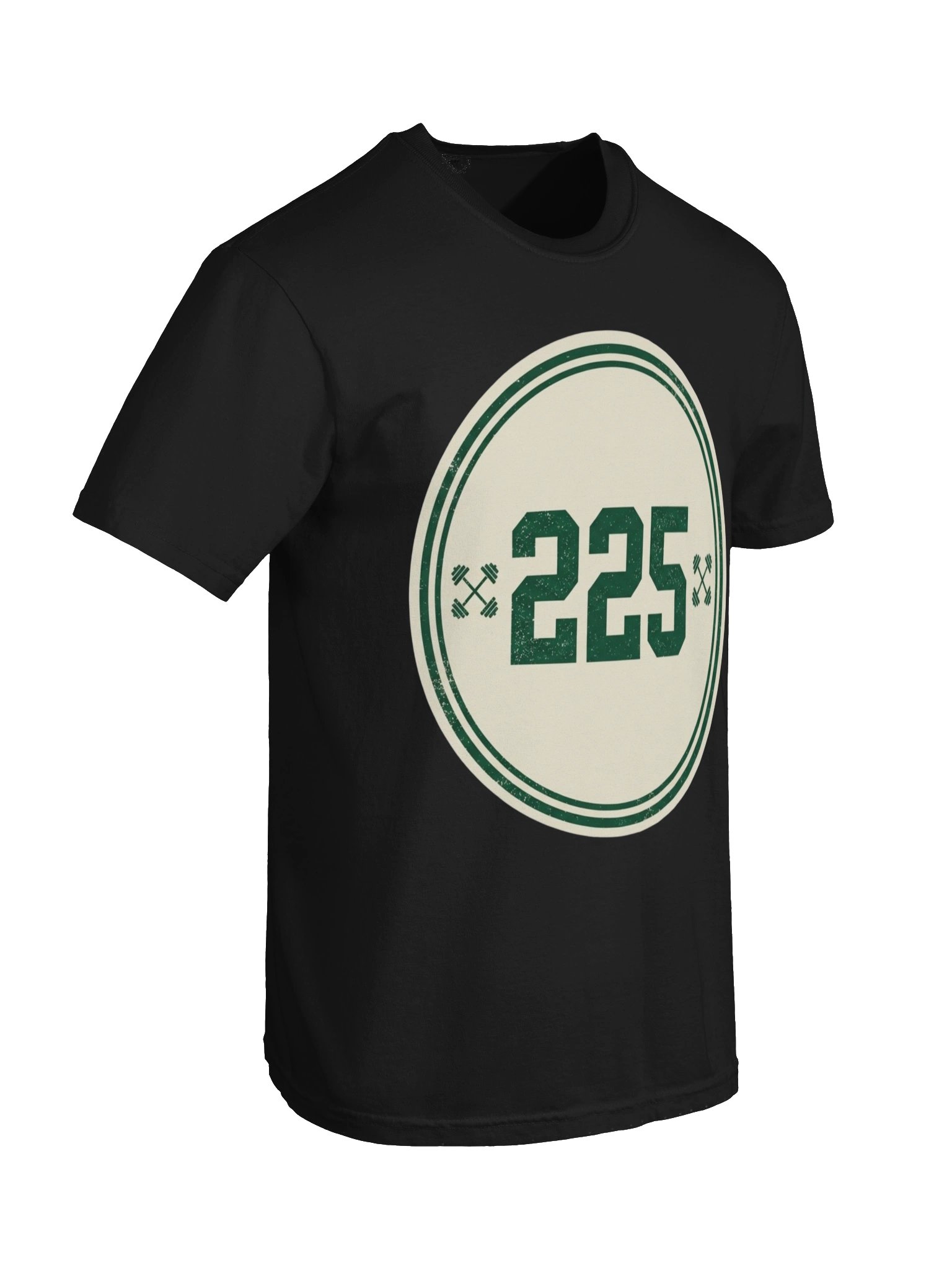 225 Club Milestone Retro Gym T-Shirt for Weightlifters product image (6)