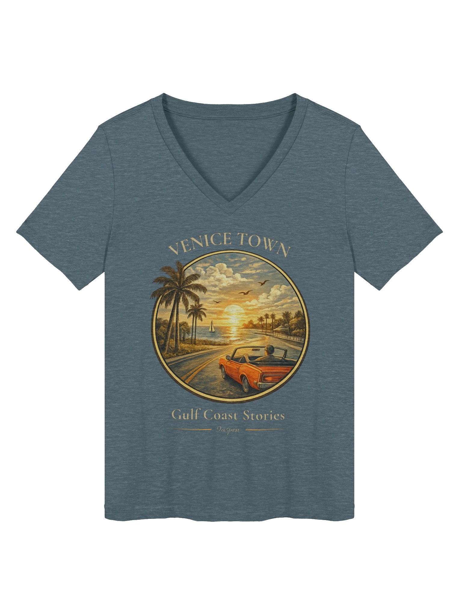 9aspen | Venice Town (Women’s V-Neck) product image (4)