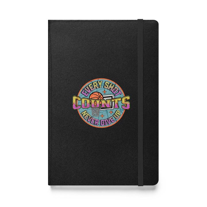 Every Shot Counts Basketball Retro Motivation Journal product image (1)