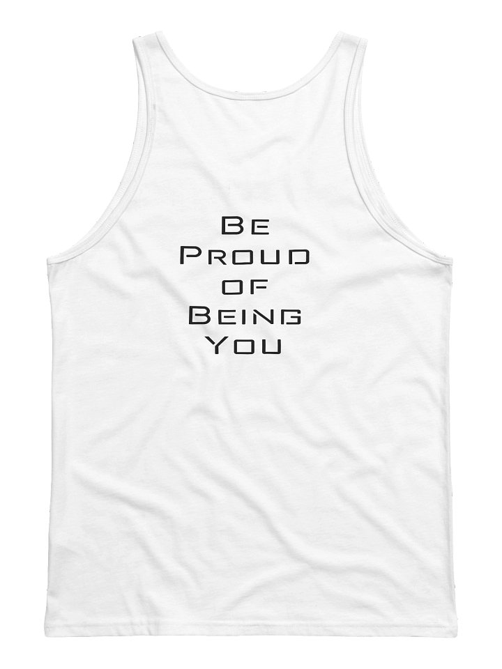 Stay Weird & Proud Tank Top Black Font product image (2)