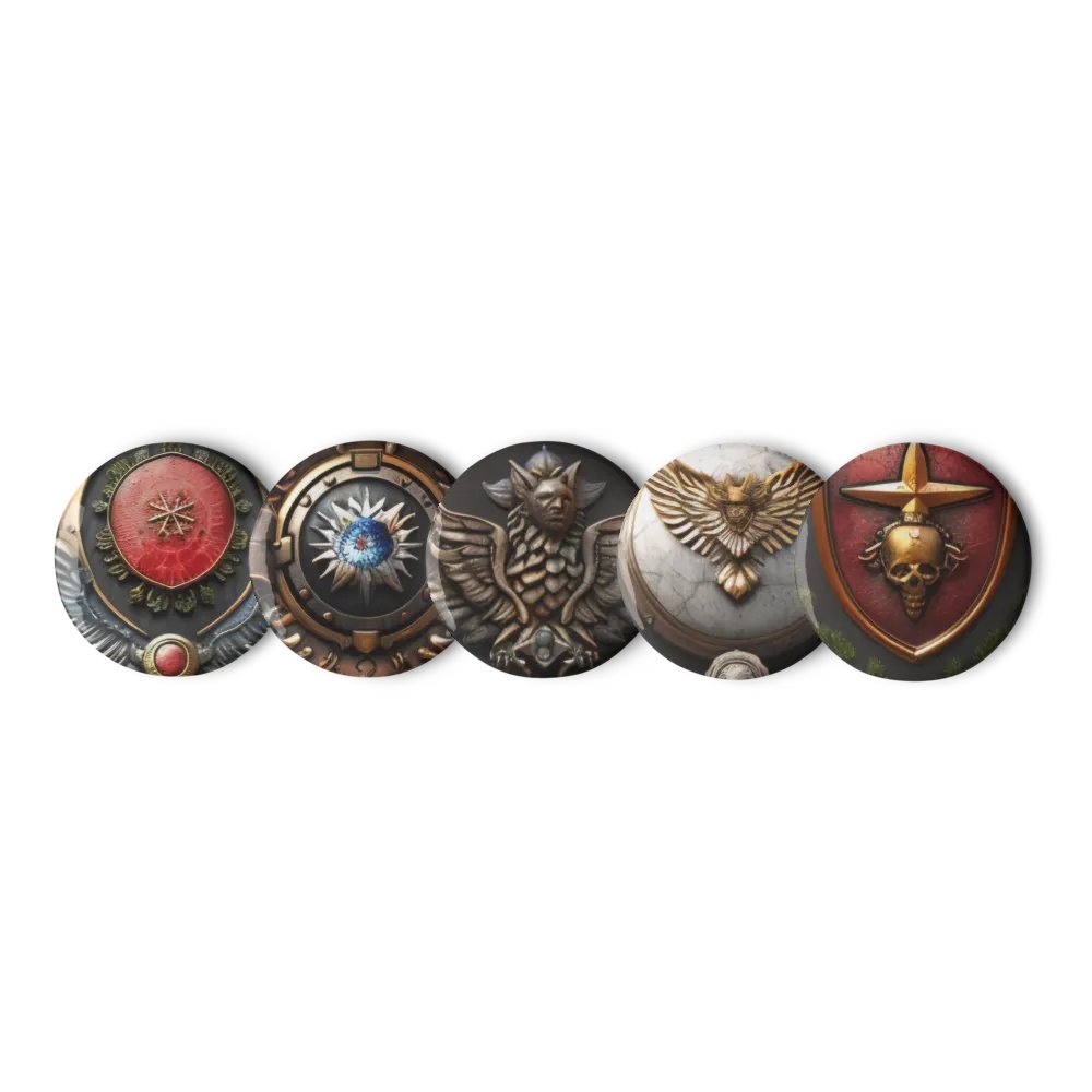 Winged Valor Pin Button Set product image (11)