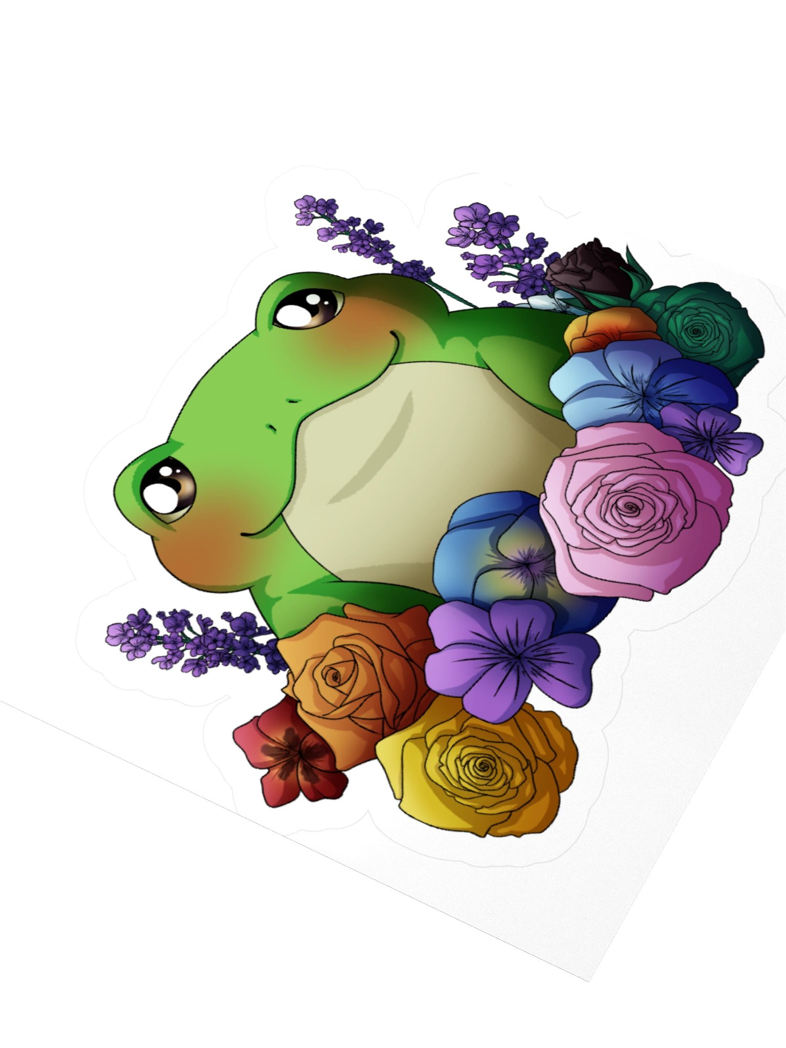 Pride Frog In Bloom Pride Sticker product image (8)