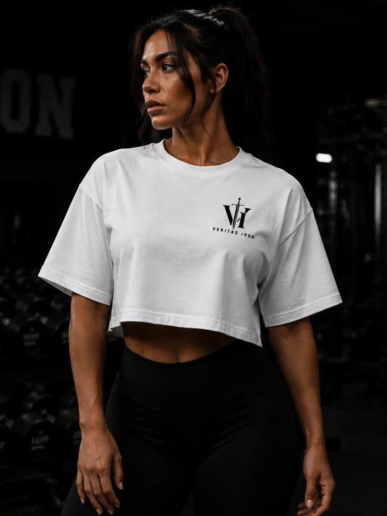 Practice Safe Sets Crop Tee product image (2)