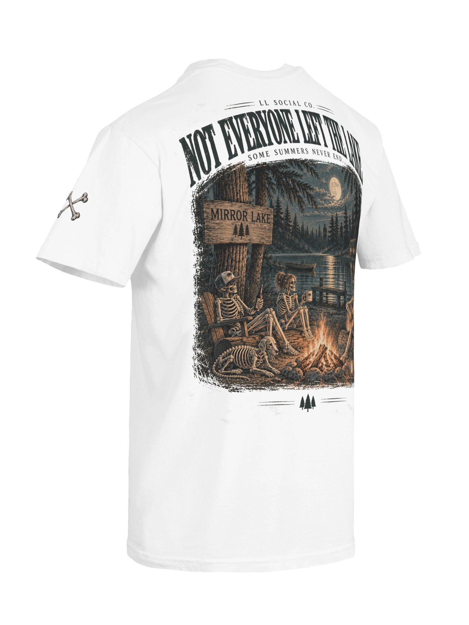 Not Everyone Left the Lake Comfort Colors Tee — Coastal Skellie Edit product image (8)