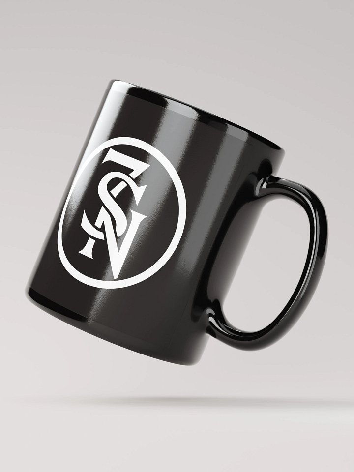 Seven Shades of Nothing White Logo on Black Glossy Mug product image (2)