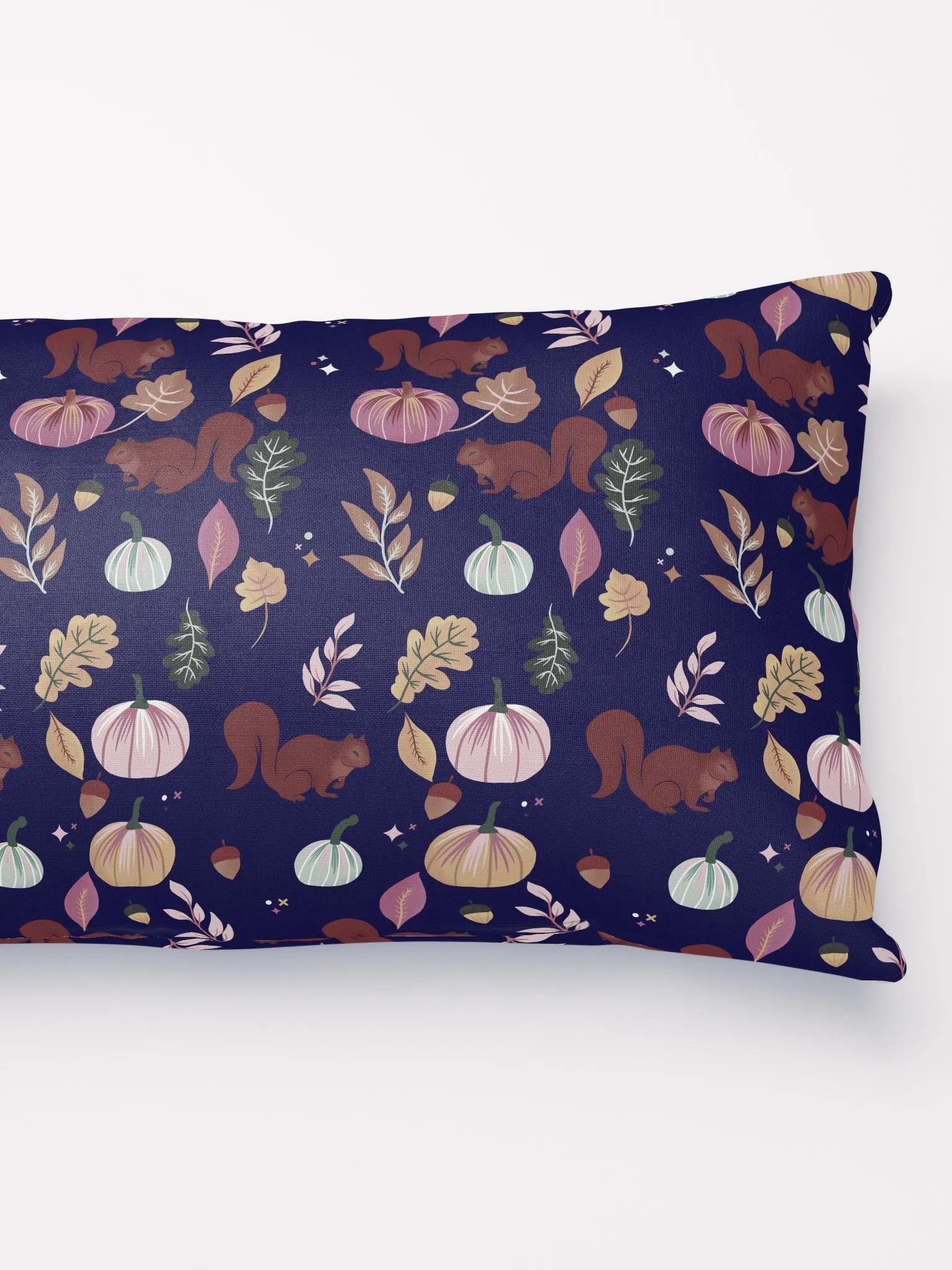 Pumpkins & Friends Deep Blue • Pillow product image (2)