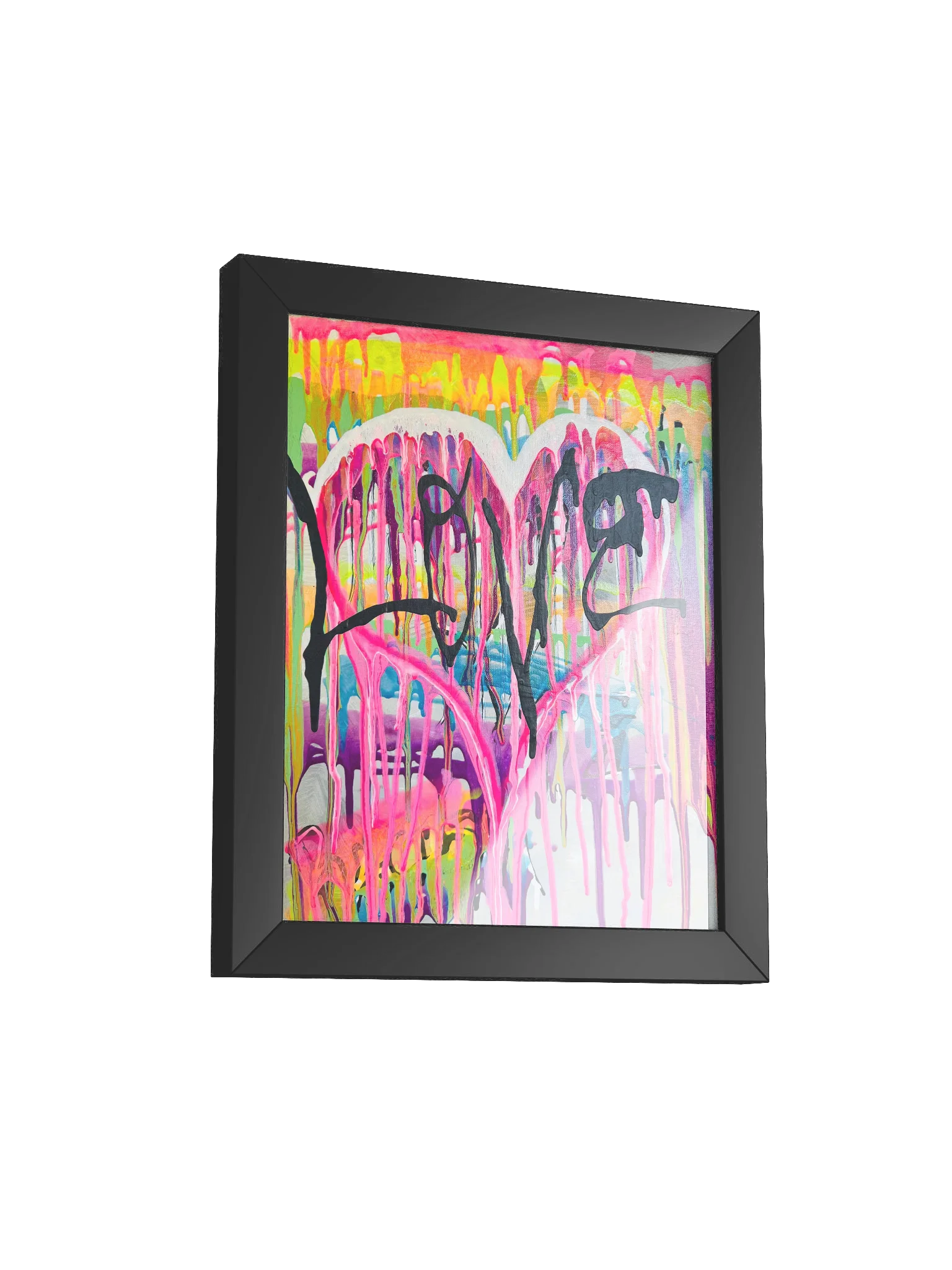 Graffiti Heart Framed Poster Print product image (2)