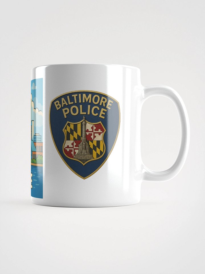 Baltimore Harbor and Police Mug product image (1)