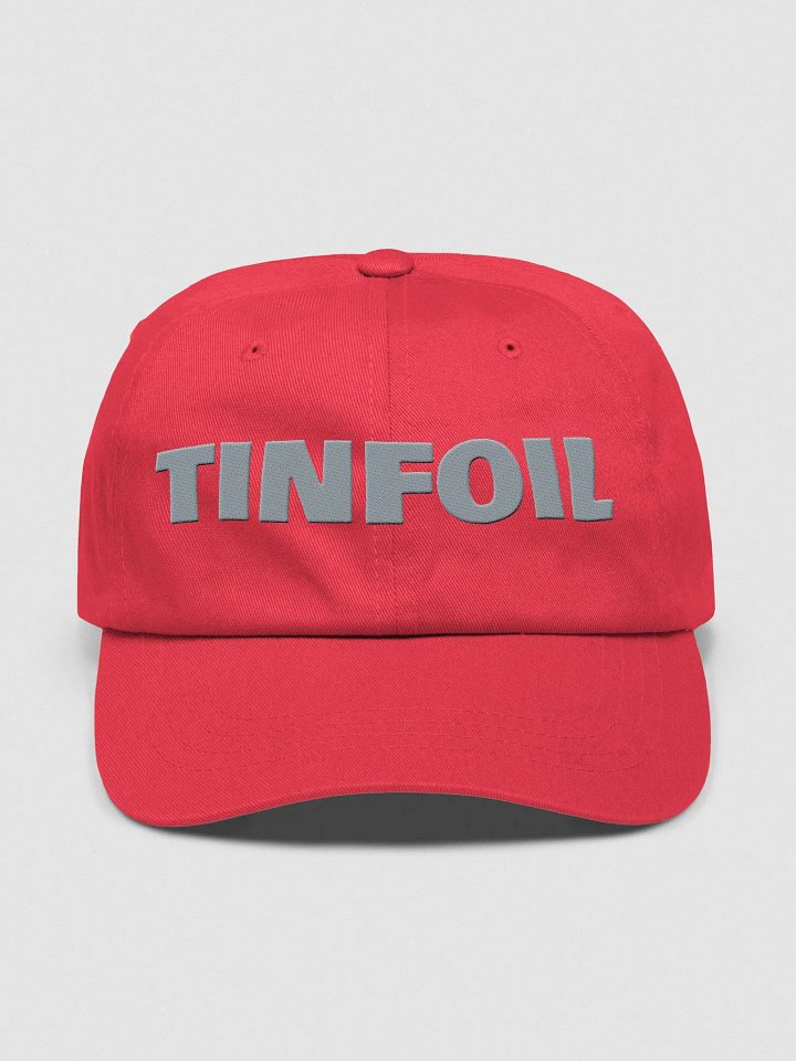 Tinfoil Hat - Gray On Red product image (1)