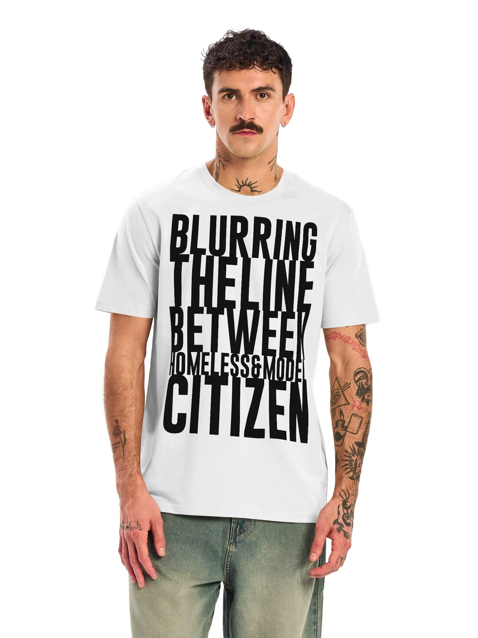 MODEL CITIZEN | WHITE T product image (2)