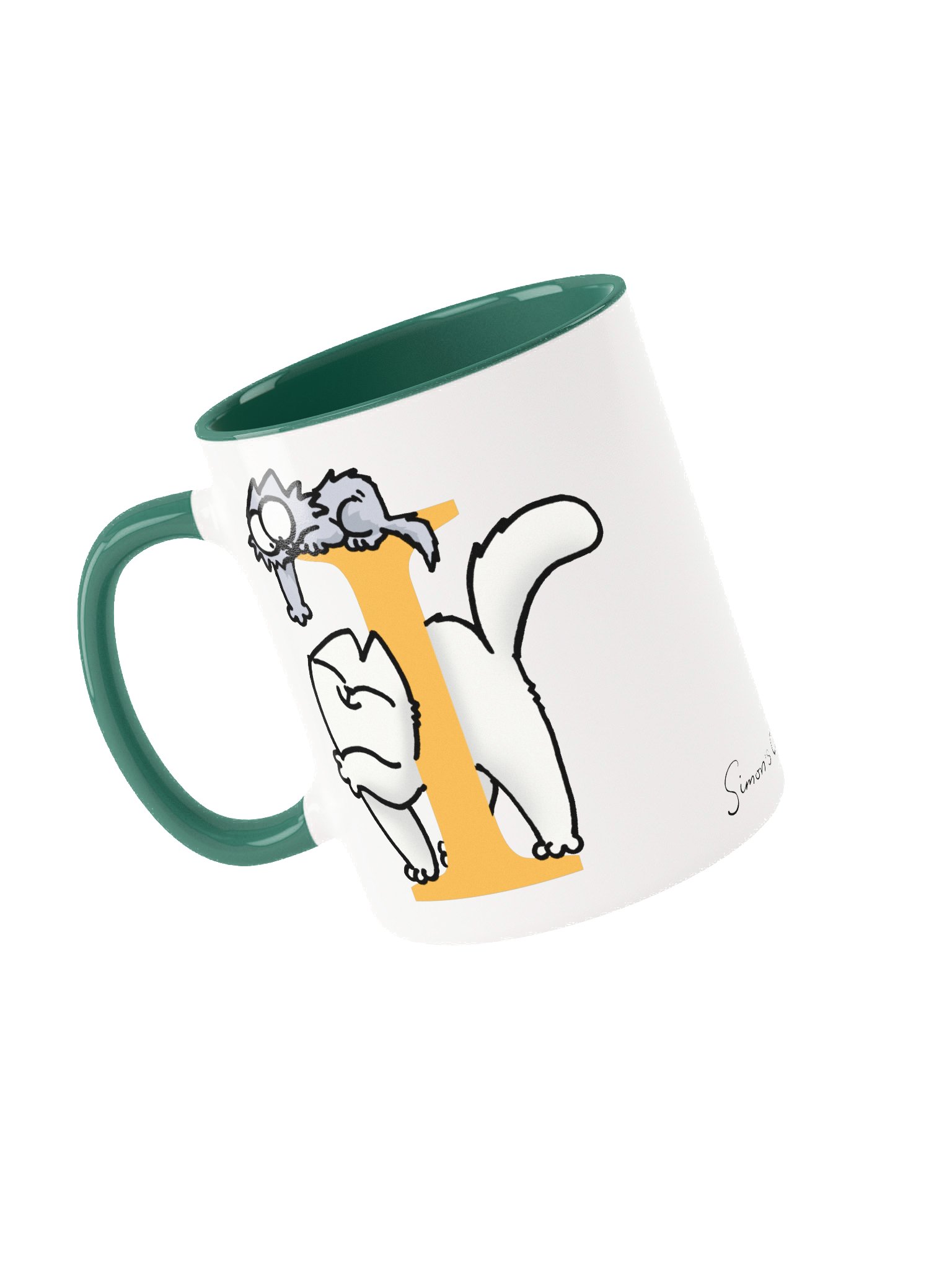 Cat Monogram Mug - I product image (3)