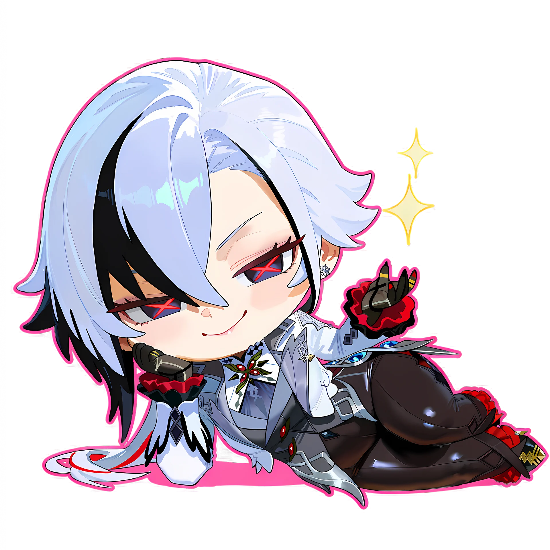 Arlecchino Chibi Sticker product image (4)