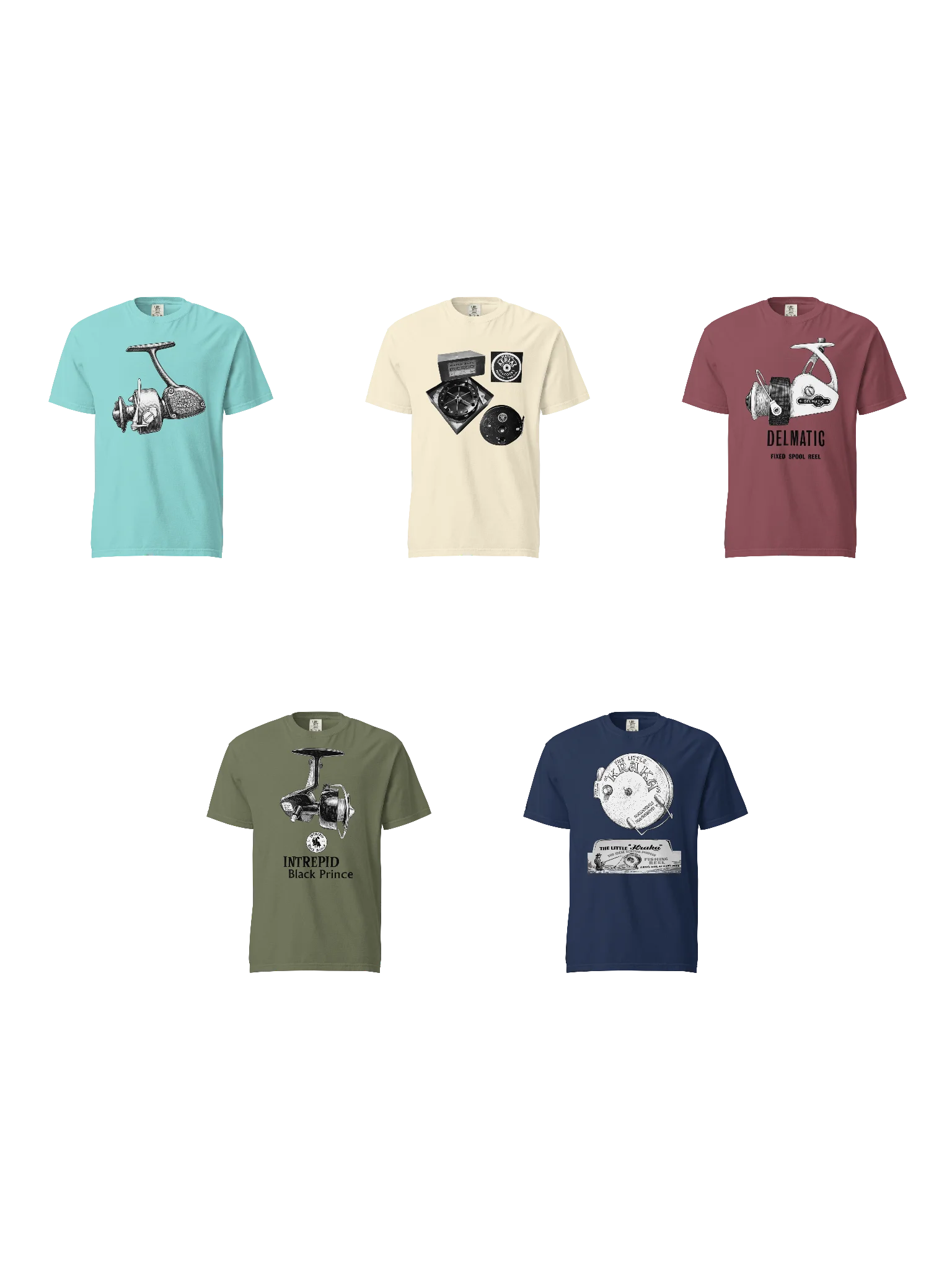 Vintage Reels 5 Shirt Bundle (Save 20%) product image (1)