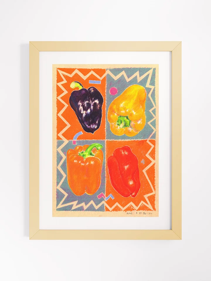 Peppers print framed product image (1)