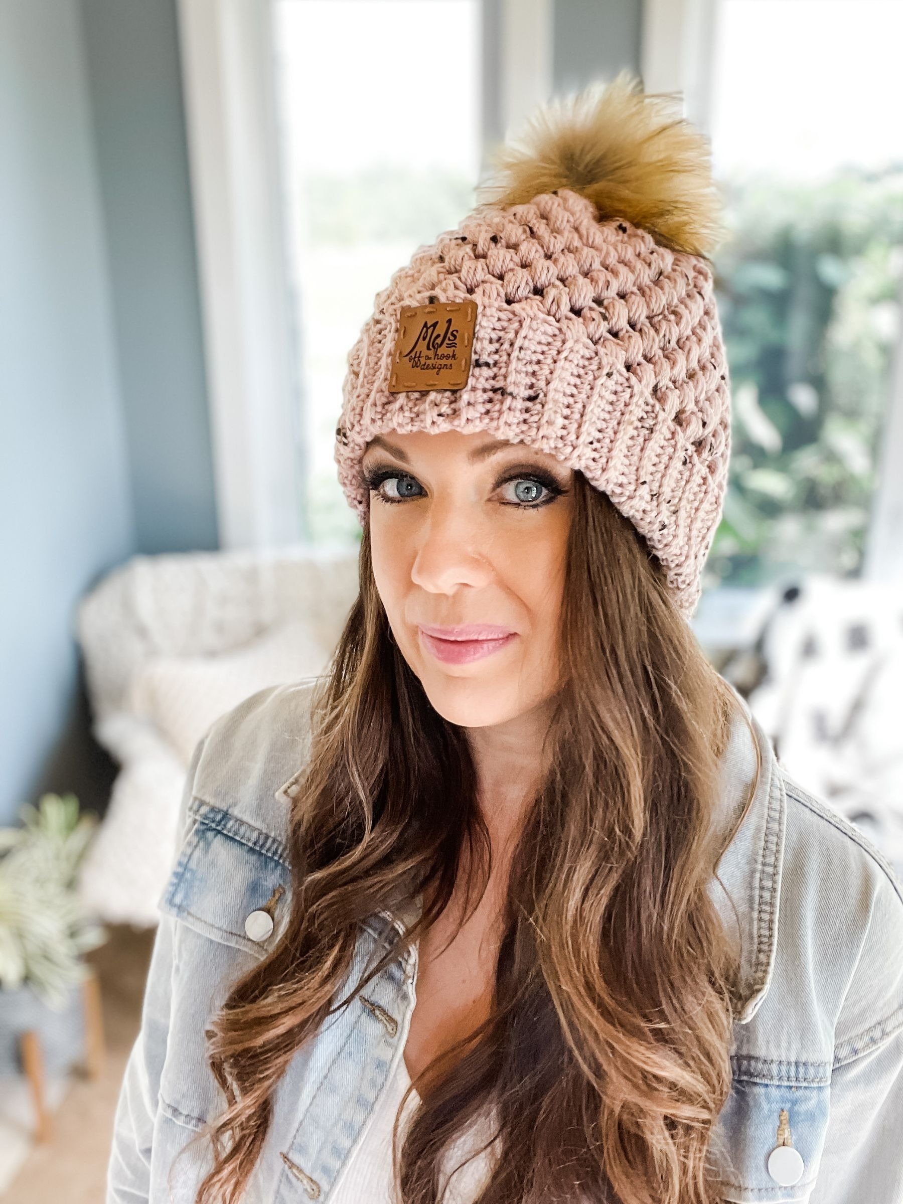 Pebble Puff Stitch Hat Crochet Pattern product image (6)