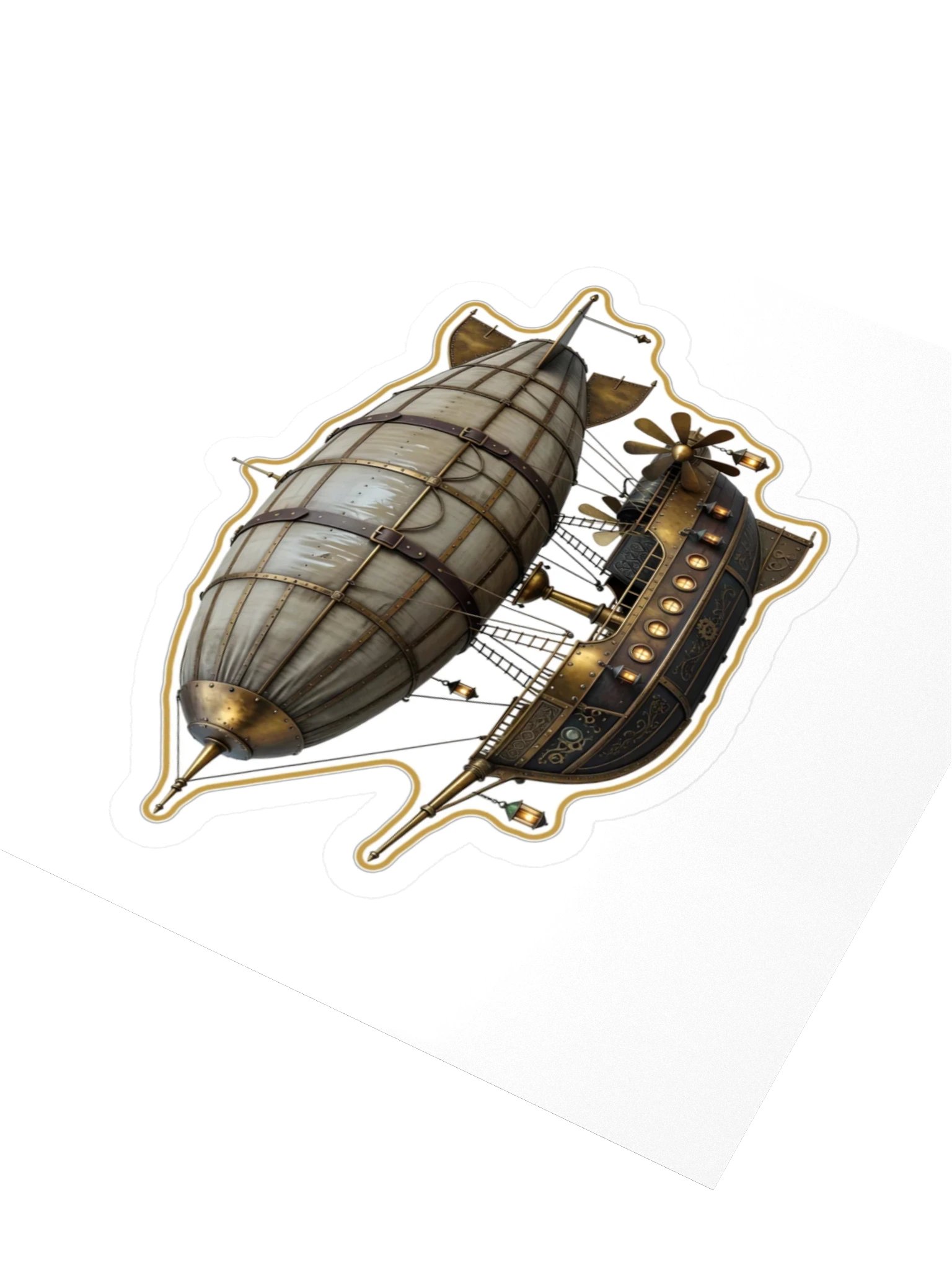 The Brass Veil — Airship Sticker product image (3)