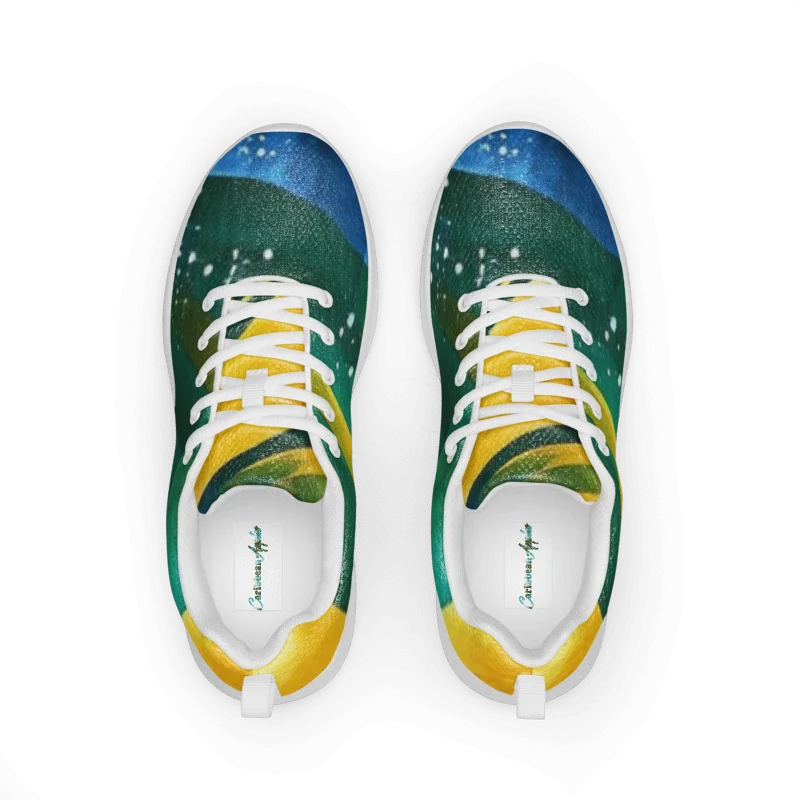 Abstract Diplomat Print - SVG - Caribbean Apples | Women's Athletic Shoes product image (11)