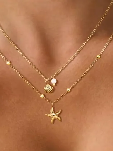Collier « Perle d’Océan » - Acier Inoxydable product image (1)