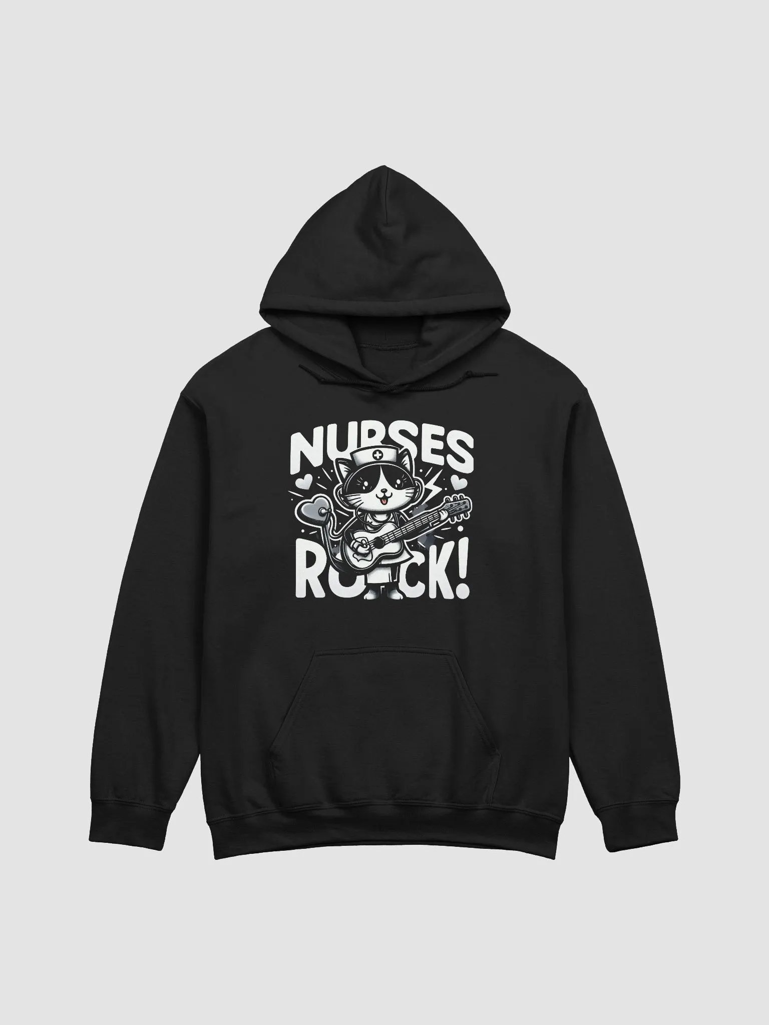 Nurse's Rock Cat Hoodie product image (7)