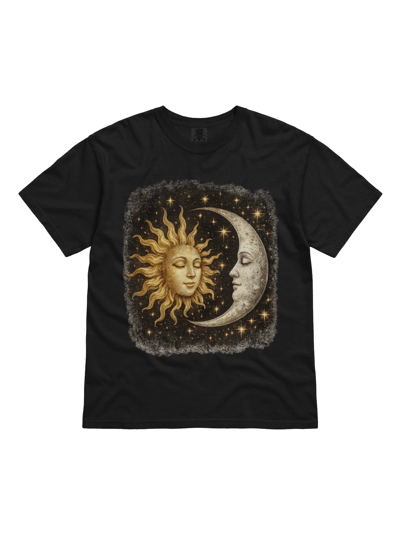 Celestial Sun & Moon T-Shirt | Mystical Vintage Tarot product image (7)