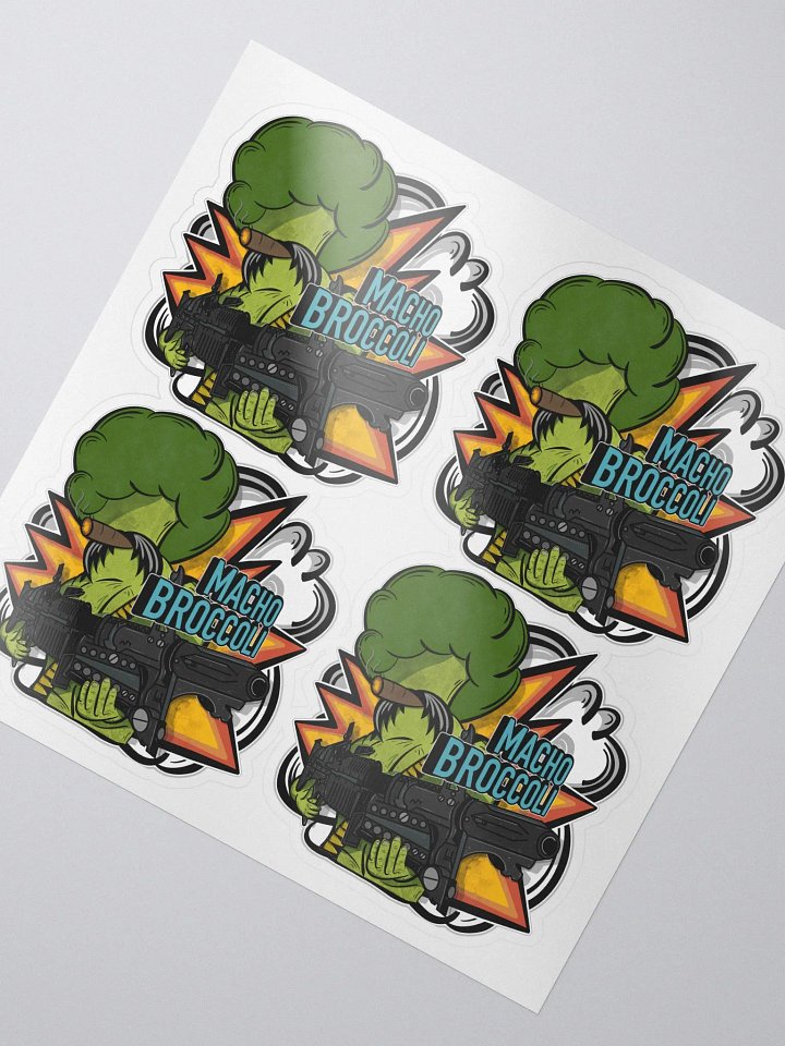 Macho Broccoli 2.0 Stickers product image (2)
