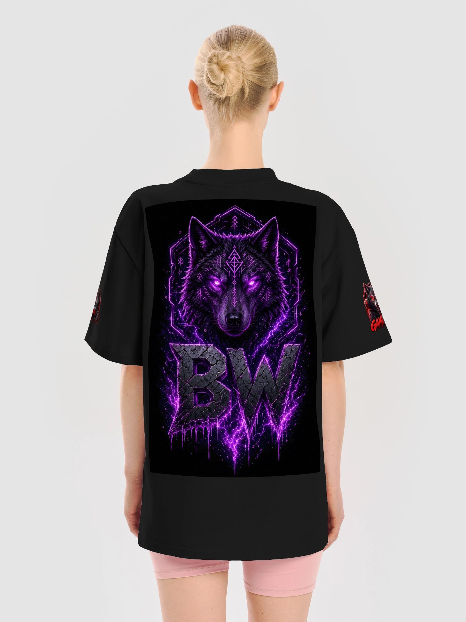 Red Eclipse Wolf Tee product image (38)