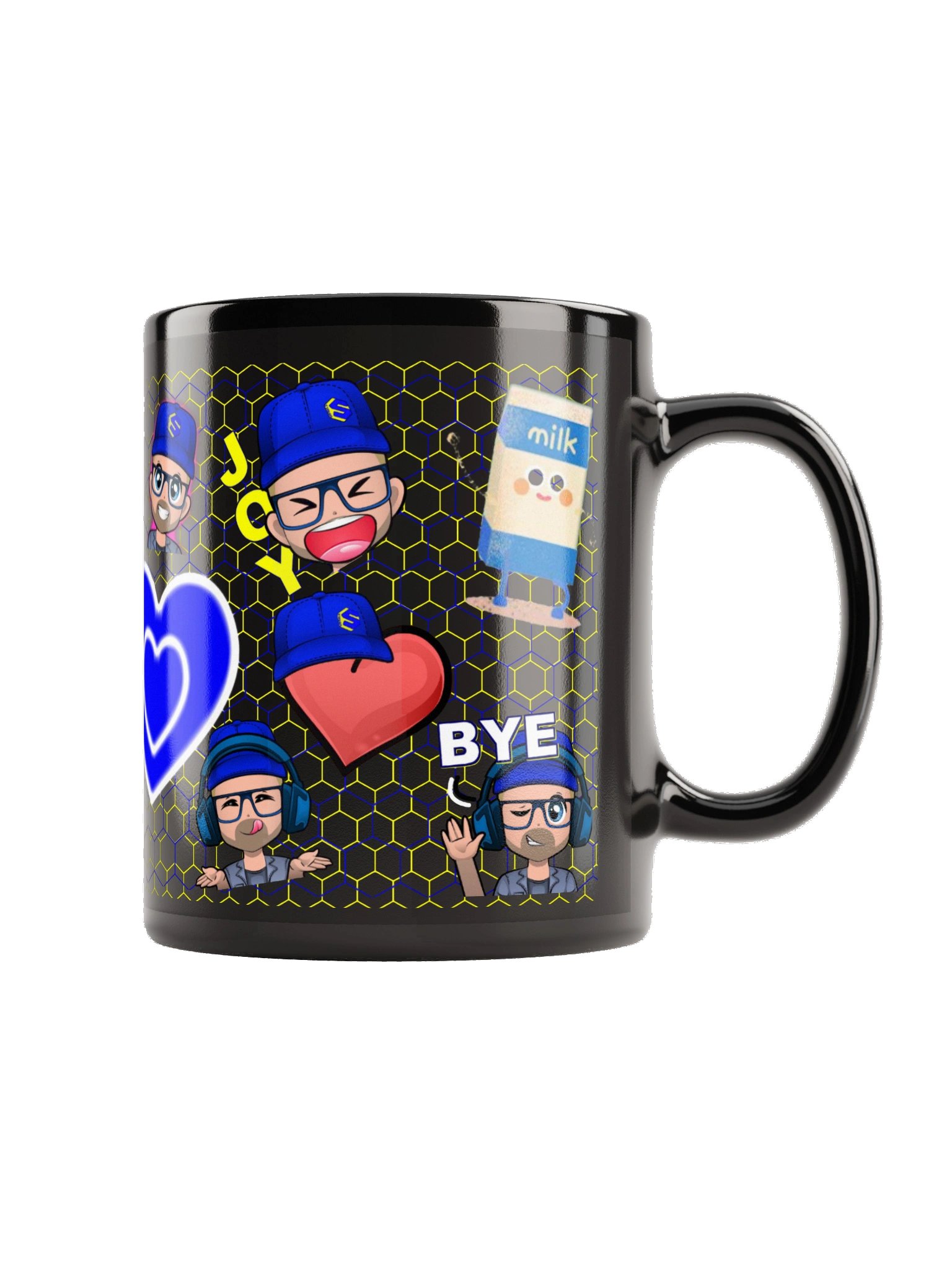 Emote Mug (Black) product image (3)
