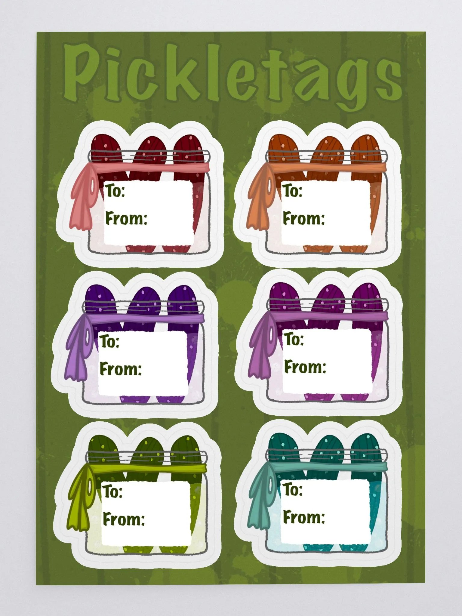 Pickle Tag Stickers product image (3)