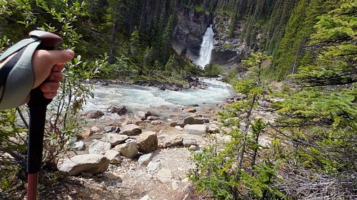 Laughing Falls may be only a short walk from the campground, but the waterfall itself is no joke. The water surges through na...
