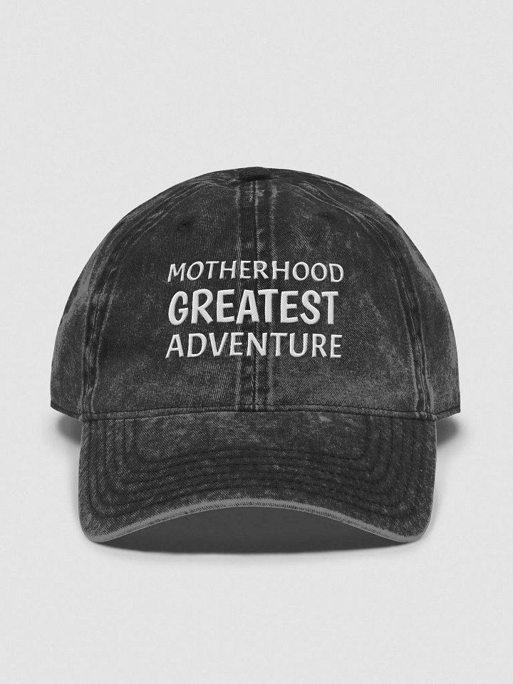EMBROIDERY Motherhood Retro Dad Hat product image (1)