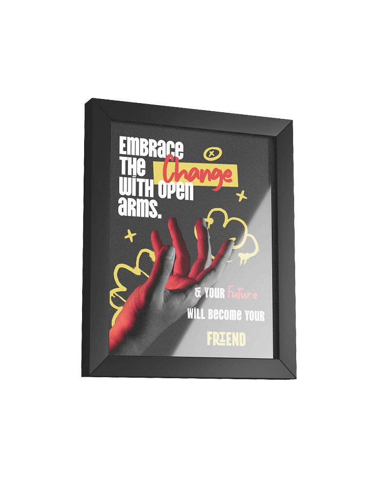 Embrace the Change Motivational Poster product image (6)
