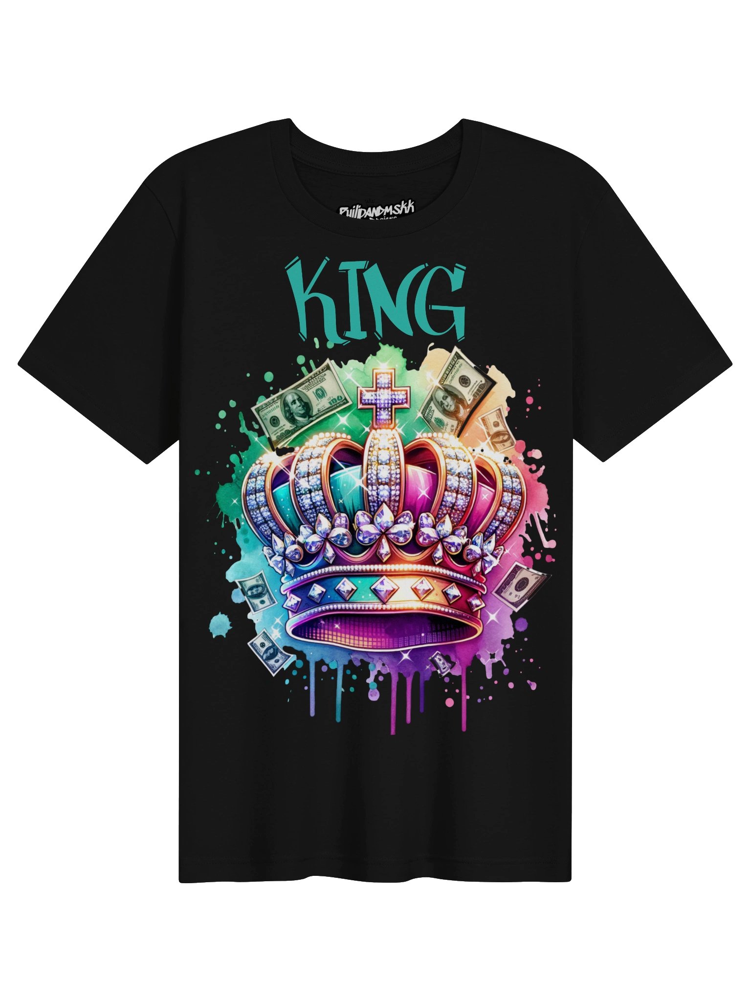 KING Crown Dollar Splash Tshirt product image (1)