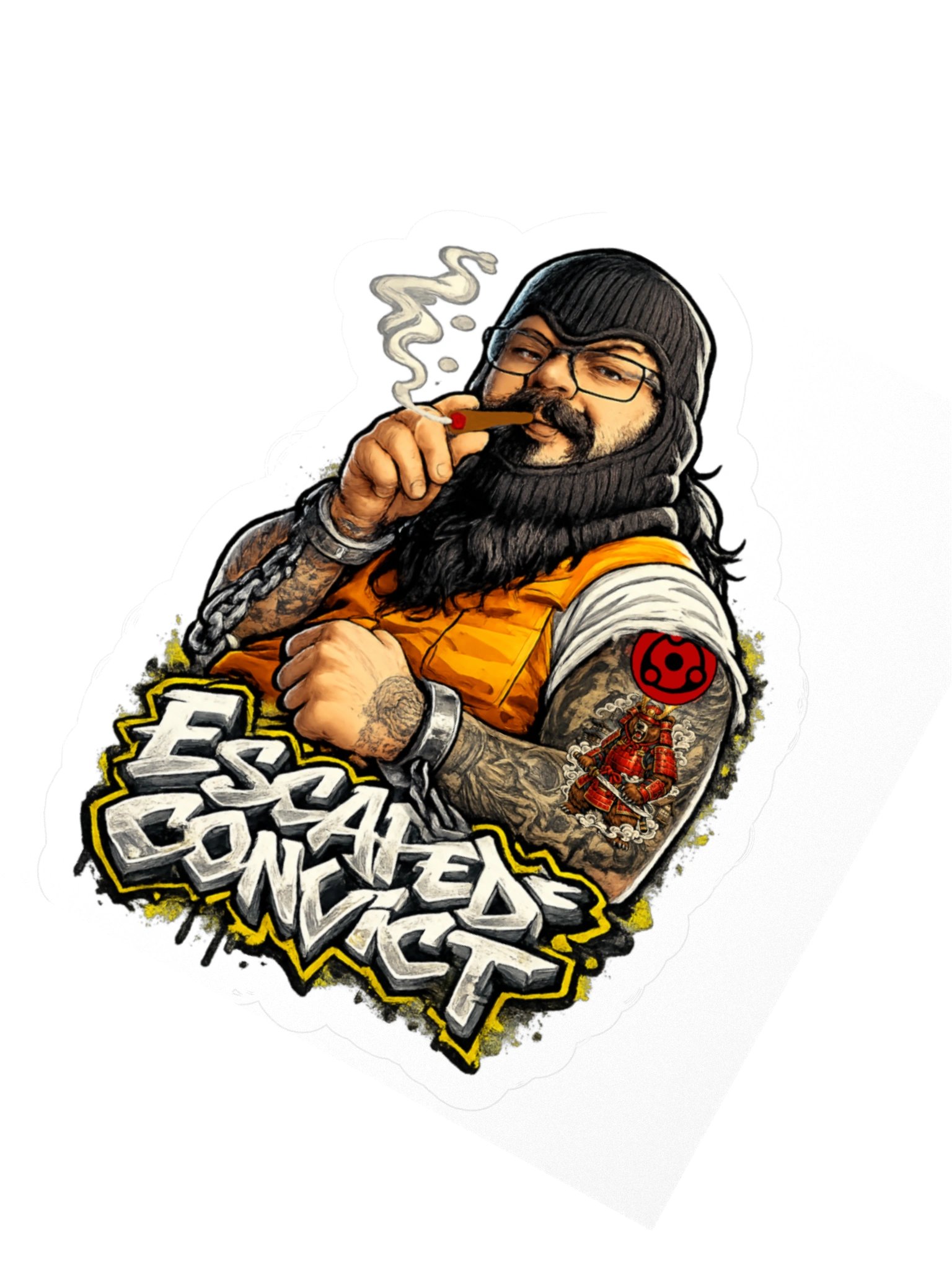 ESCAPED CONVICT STICKER product image (5)