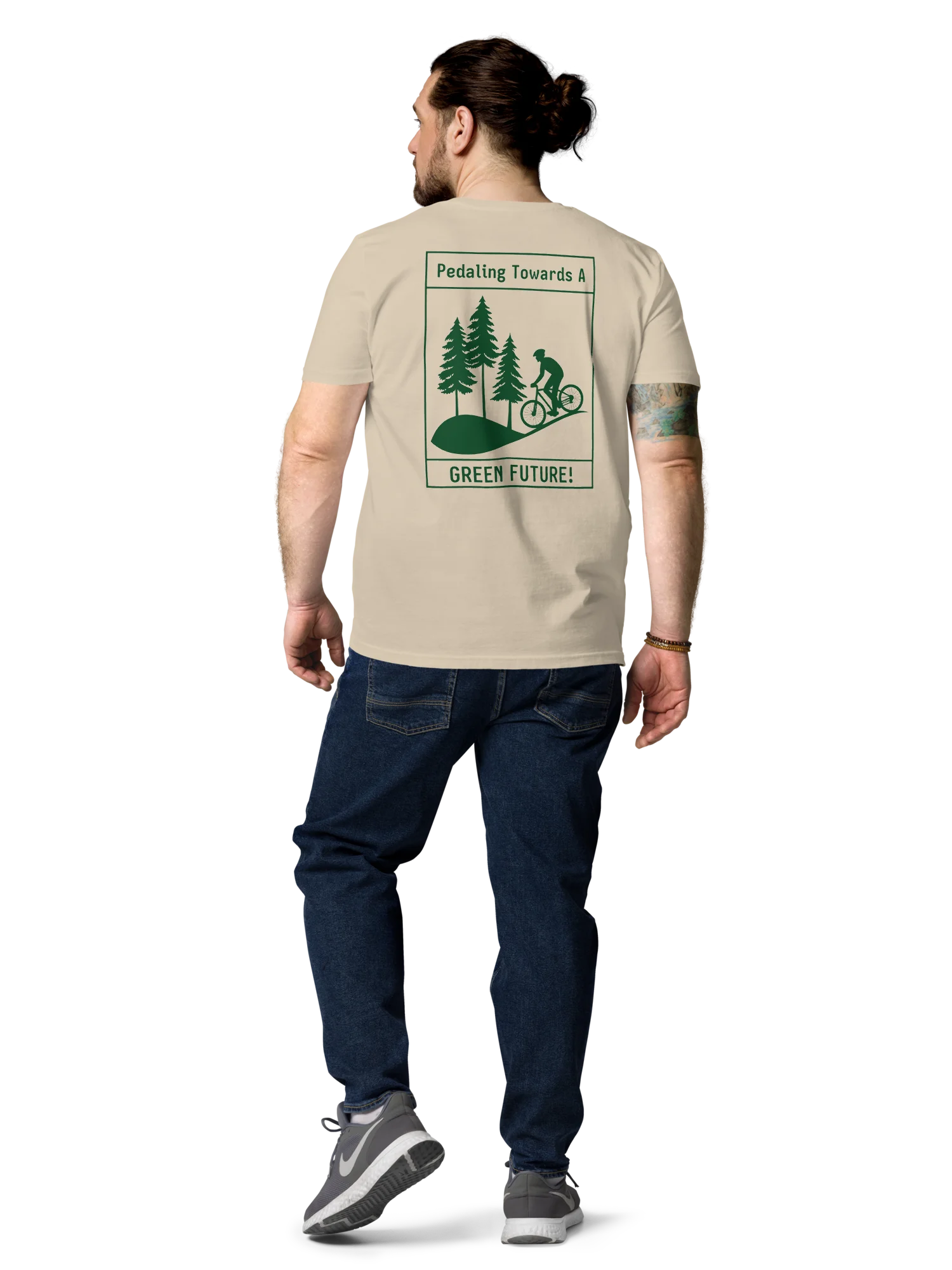 Pedaling Towards a Green Future Tee product image (1)